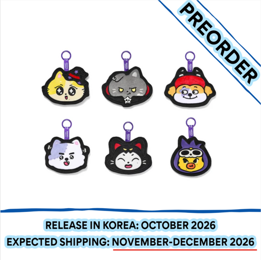 [PREORDER] [SHIPS IN NOV-DEC] ENHYPEN - 'SPOOKY ENCHIN' OFFICIAL MD - PLUSH POUCH KEYRING (Member Choice)