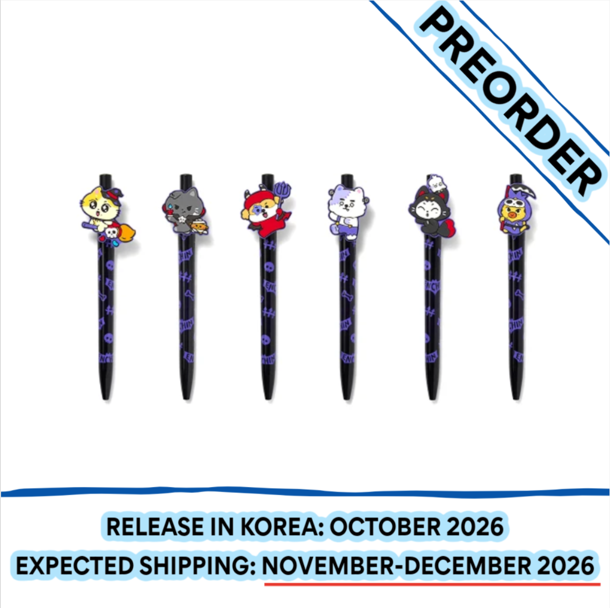 [PREORDER] [SHIPS IN NOV-DEC] ENHYPEN - 'SPOOKY ENCHIN' OFFICIAL MD - PEN (Member Choice)
