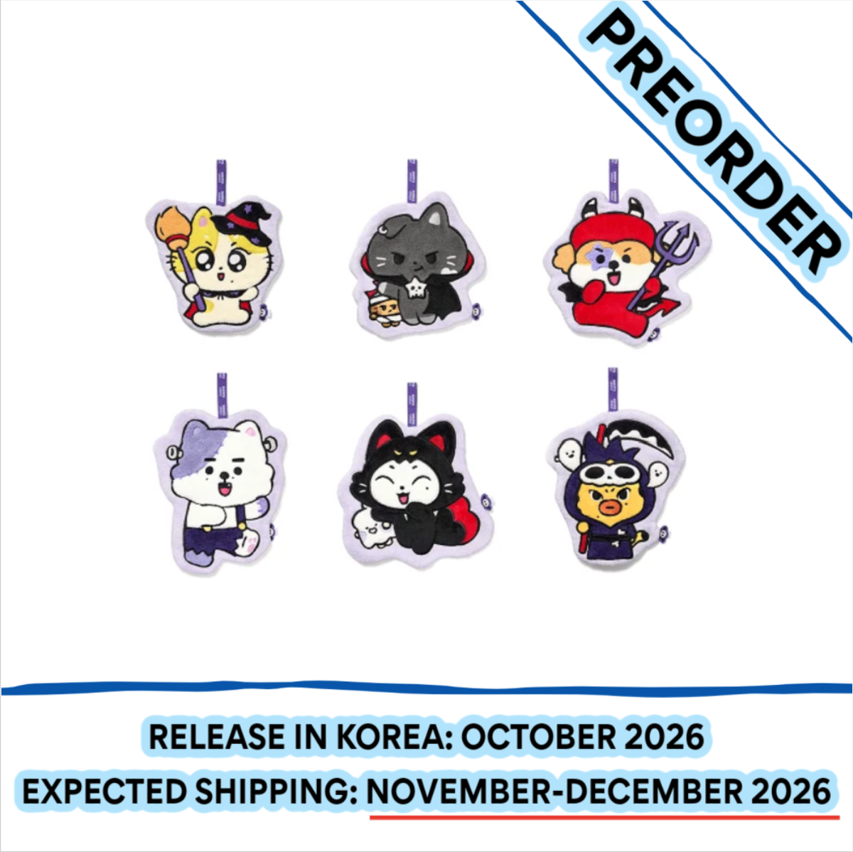 [PREORDER] [SHIPS IN NOV-DEC] ENHYPEN - 'SPOOKY ENCHIN' OFFICIAL MD - HAND TOWEL (Member Choice)
