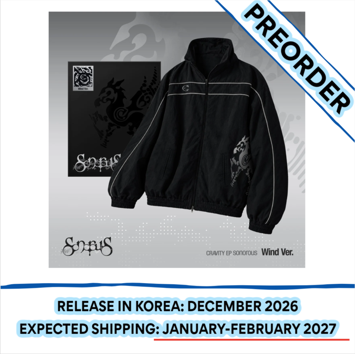 [PREORDER] [SHIPS IN JAN-FEB 2027] CRAVITY - SONOROUS Mini Album - WIND Ver. (LIMITED)
