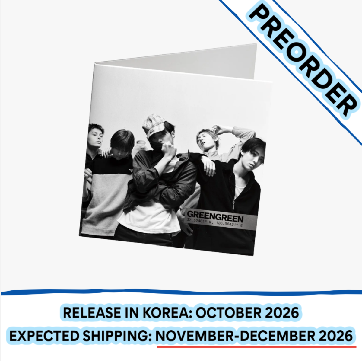 [PREORDER] [SHIPS IN NOV-DEC] CORTIS - GREENGREEN_PLAYEXTENDED 2nd EP Album - VINYL STUDIO Ver.