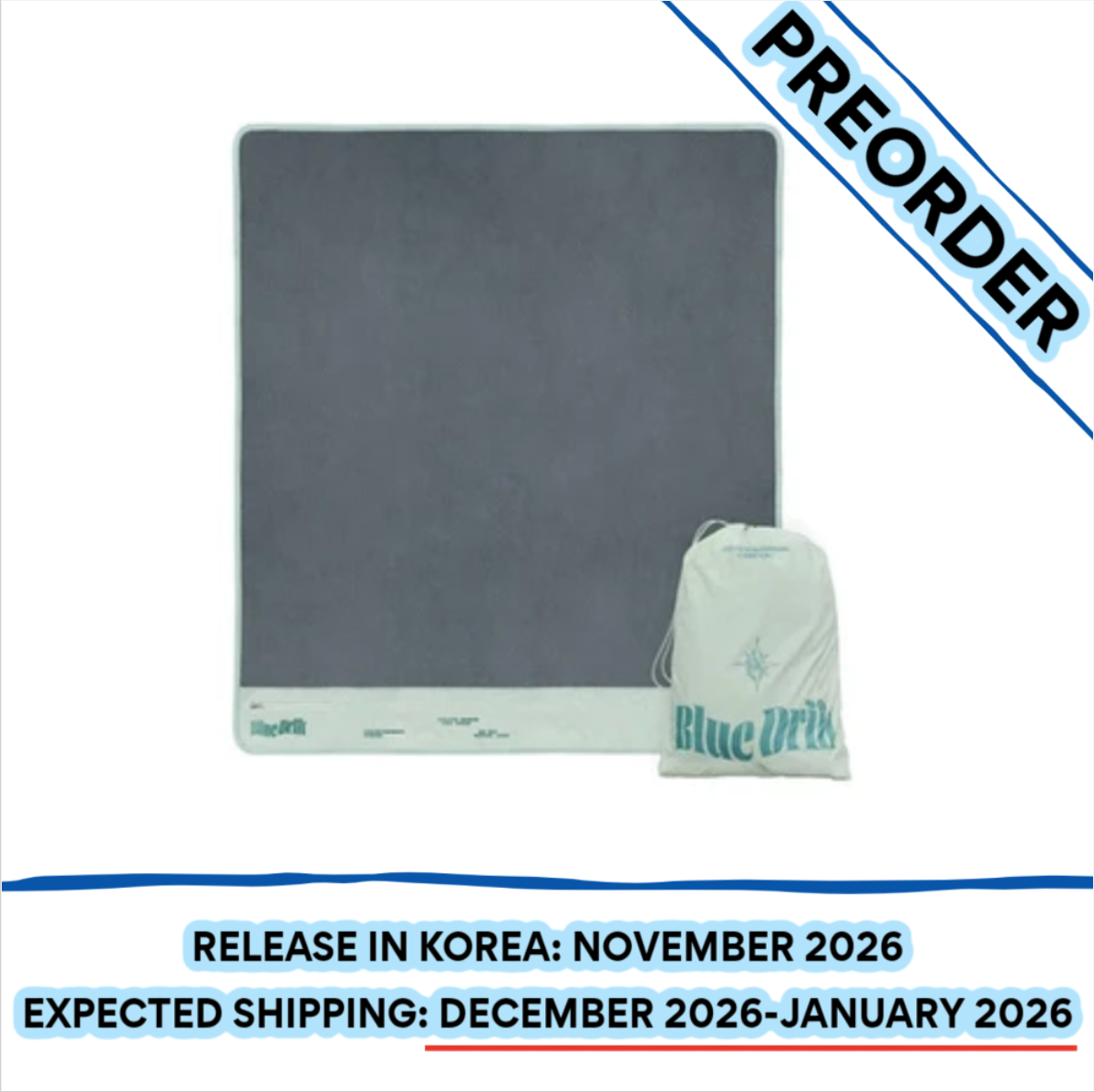 [PREORDER] [SHIPS IN DEC 2026-JAN 2027] ATEEZ - '8TH ANNIVERSARY EXHIBITION: BLUE DRIFT' OFFICIAL MD - BLANKET