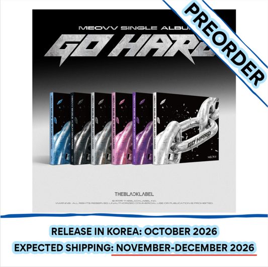 [PREORDER] [SHIPS IN NOV-DEC] MEOVV - 'GO HARD' SINGLE ALBUM - PHOTOBOOK Ver. (RANDOM)