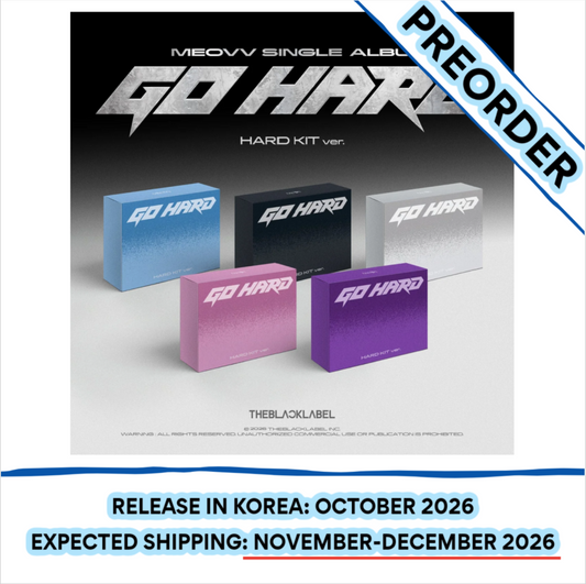 [PREORDER] [SHIPS IN NOV-DEC] MEOVV - 'GO HARD' SINGLE ALBUM - KIT Ver. (RANDOM)