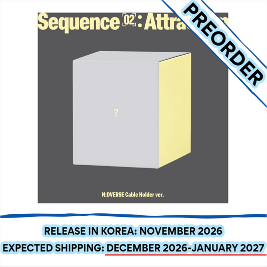 [PREORDER] [SHIPS IN DEC 2026-JAN 2027] AND2BLE - 'SEQUENCE 02 : ATTRACTION' 2ND MINI ALBUM N:DVERSE CABLE HOLDER Ver. (RANDOM)