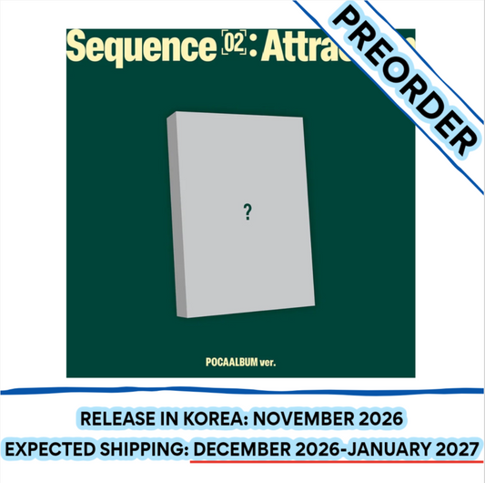 [PREORDER] [SHIPS IN DEC 2026-JAN 2027] AND2BLE - 'SEQUENCE 02 : ATTRACTION' 2ND MINI ALBUM POCAALBUM Ver.