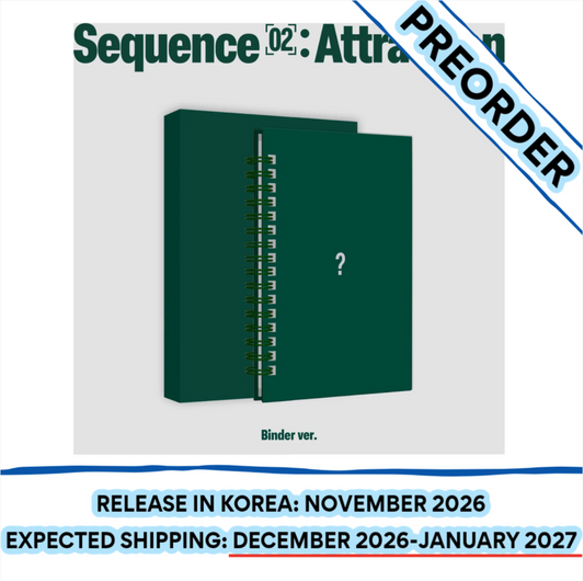 [PREORDER] [SHIPS IN DEC 2026-JAN 2027] AND2BLE - 'SEQUENCE 02 : ATTRACTION' 2ND MINI ALBUM BINDER Ver.