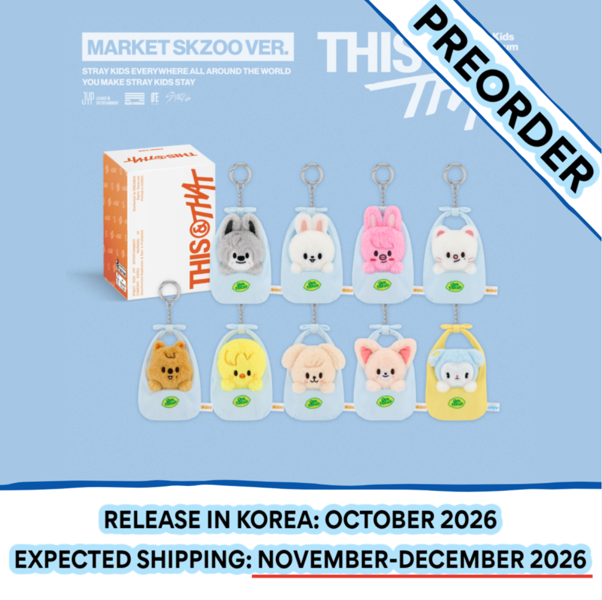 [PREORDER] [SHIPS IN NOV-DEC] Stray Kids - 'THIS & THAT 10TH MINI ALBUM' MARKET SKZOO Ver. (Member Choice)
