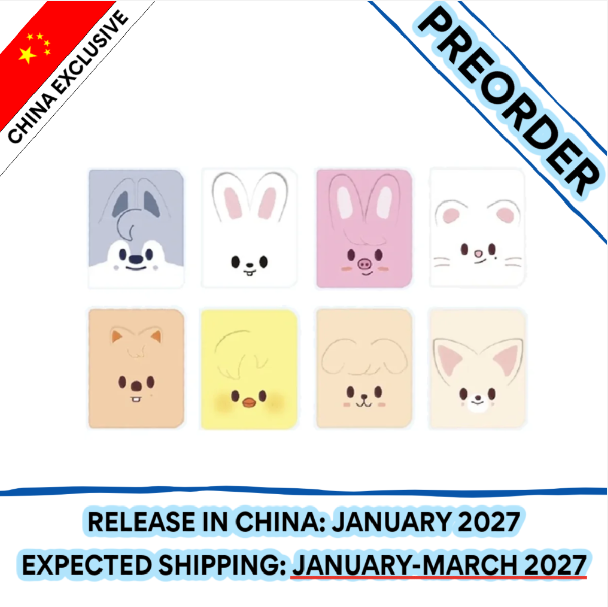 [PREORDER] [SHIPS IN JAN-MAR 2027] Stray Kids - [SKZOO EVERYWHERE ALL AROUND THE WORLD IN CHINA] OFFICIAL MD - PLUSH COLLECT BOOK (Member Choice)