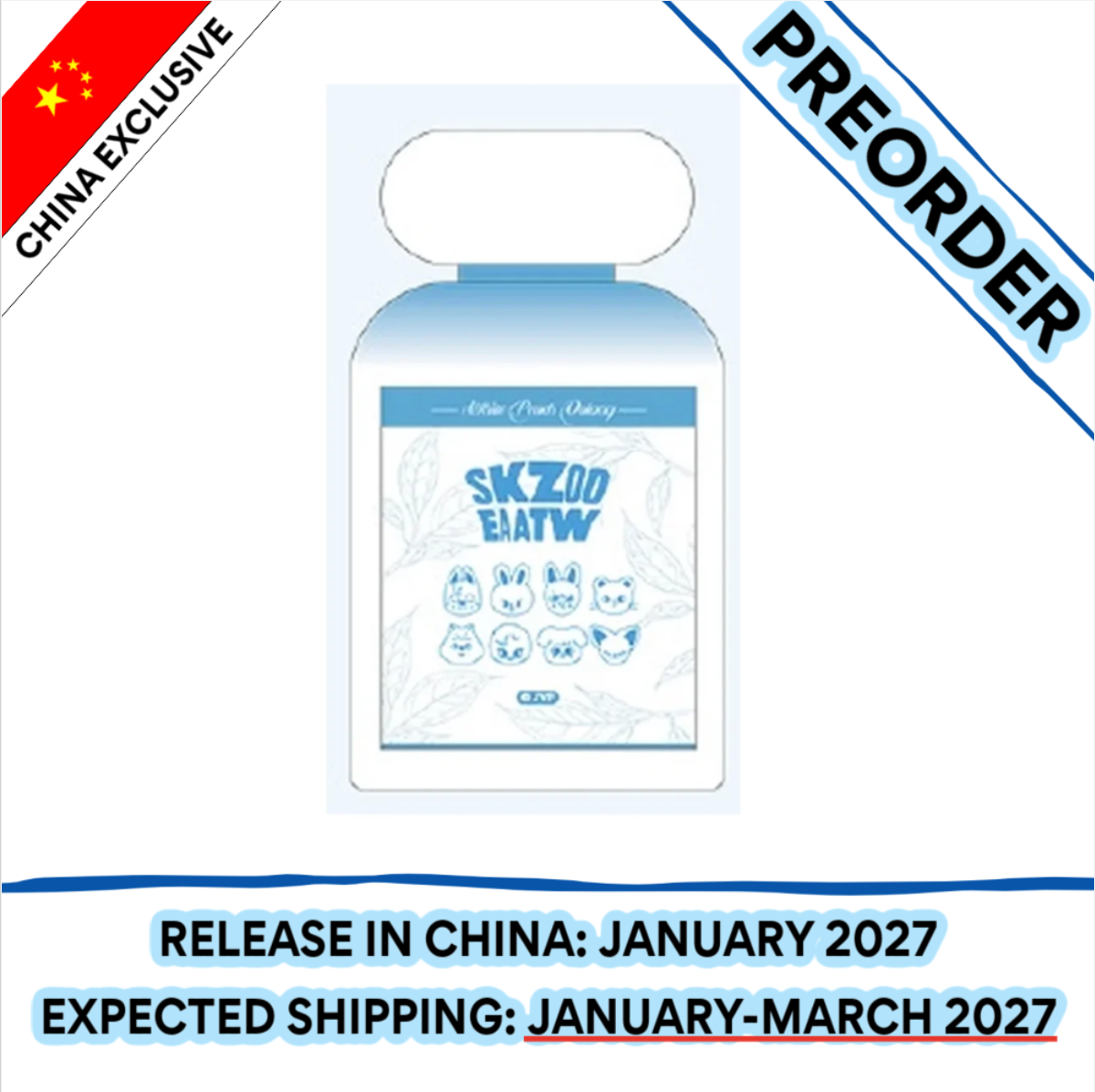 [PREORDER] [SHIPS IN JAN-MAR 2027] Stray Kids - [SKZOO EVERYWHERE ALL AROUND THE WORLD IN CHINA] OFFICIAL MD - FRAGRANCE