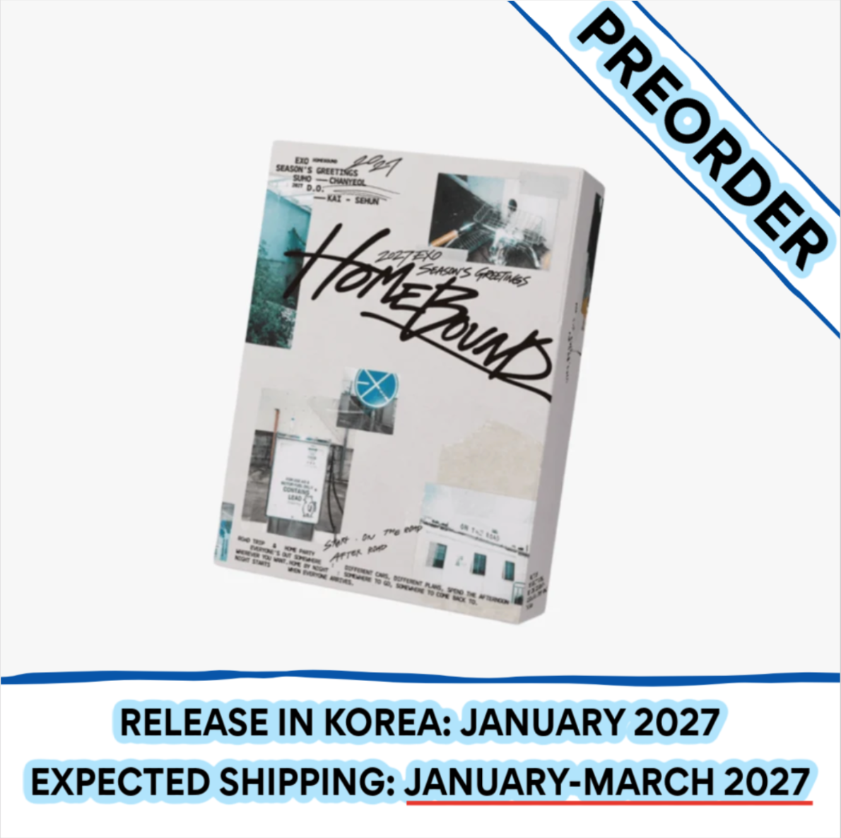 [PREORDER] [SHIPS IN JAN-MAR 2027] EXO - 2027 SEASON'S GREETINGS 'Homebound'