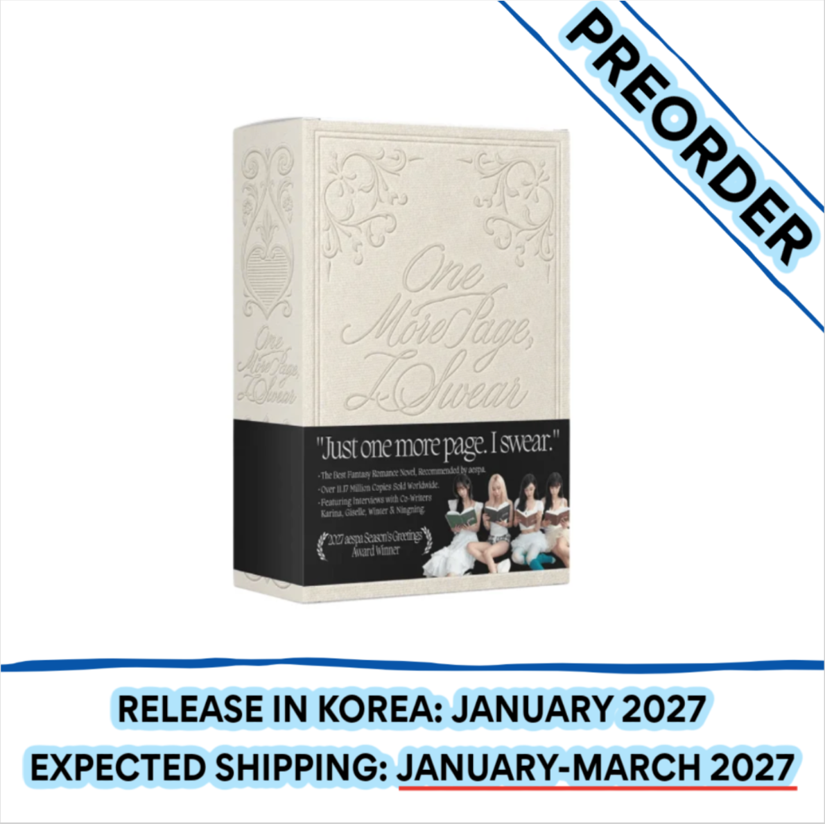 [PREORDER] [SHIPS IN JAN-MAR 2027] AESPA - 2027 SEASON'S GREETINGS