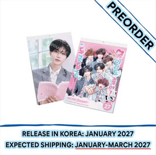 [PREORDER] [SHIPS IN JAN-MAR 2027] NCT DREAM - 2027 WALL CALENDAR
