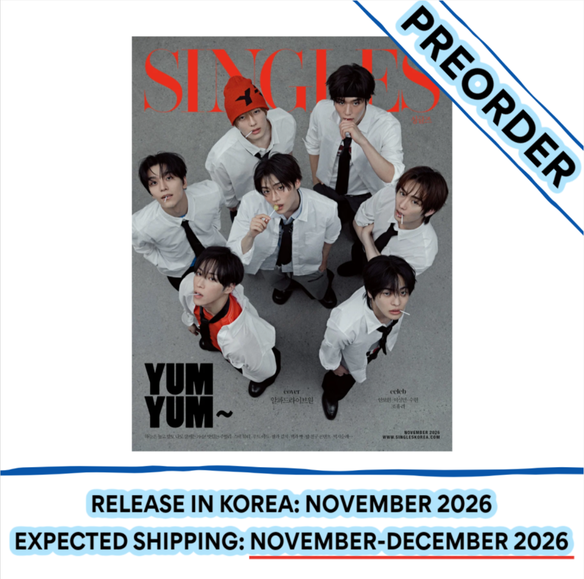 [PREORDER] [SHIPS IN NOV-DEC] ALPHA DRIVE ONE - SINGLES MAGAZINE 2026 NOVEMBER ISSUE
