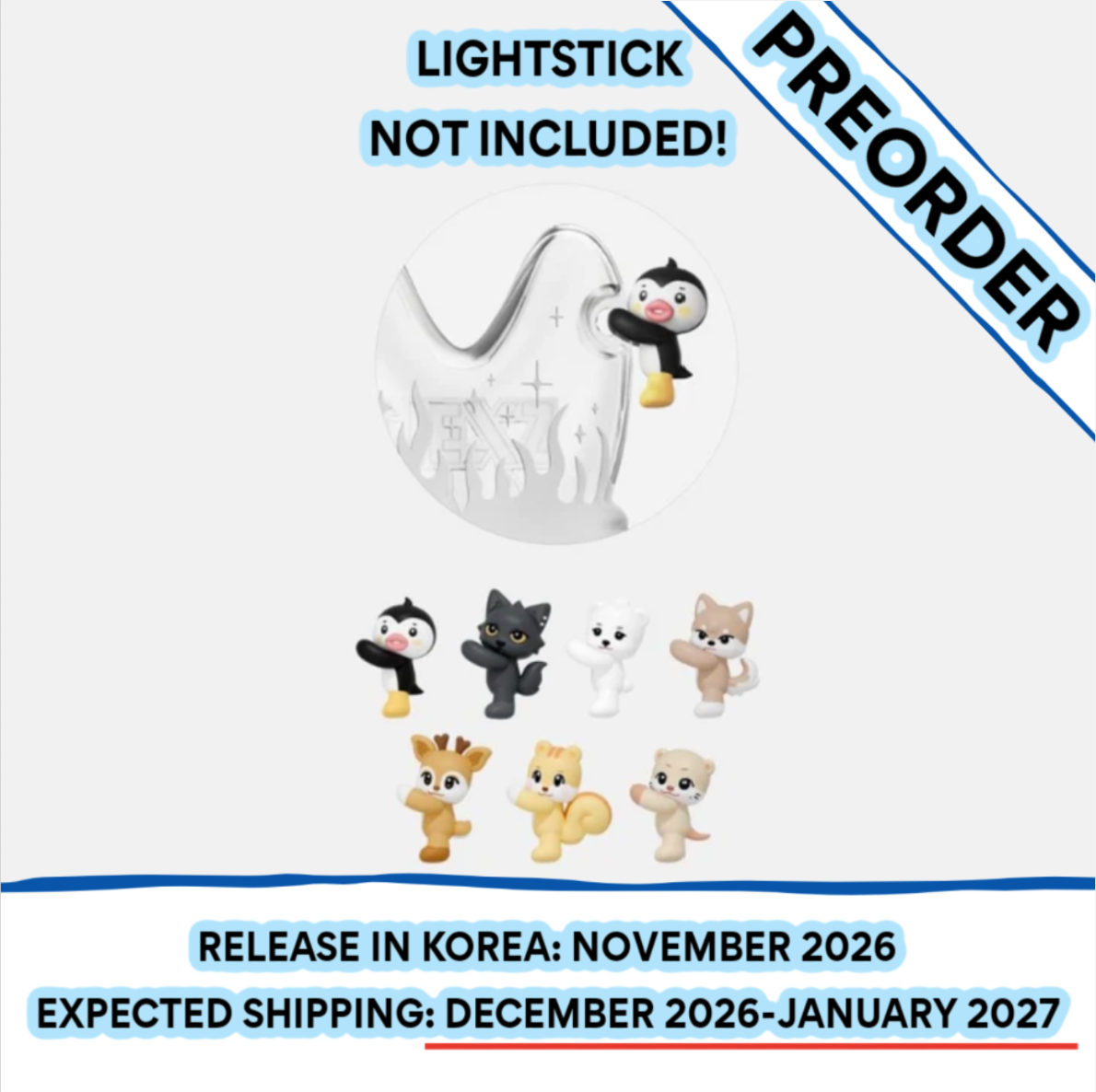 [PREORDER] [SHIPS IN DEC 2026-JAN 2027] NEXZ - 'SAUCIN' THE WORLD' 1ST ASIA TOUR IN SEOUL OFFICIAL MD - NEXZOO LIGHT STICK CUSTOM PIERCE (Member Choice)