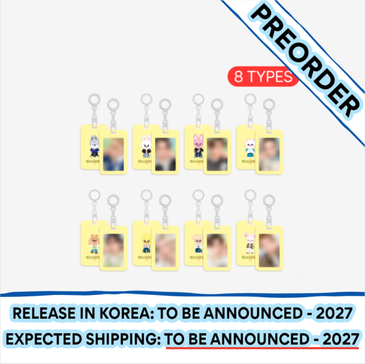 [PREORDER] [SHIPPING TBA 2027] Stray Kids - [ODD & FRESH POP-UP] OFFICIAL MD - PHOTOCARD HOLDER SET (Member Choice) + POB
