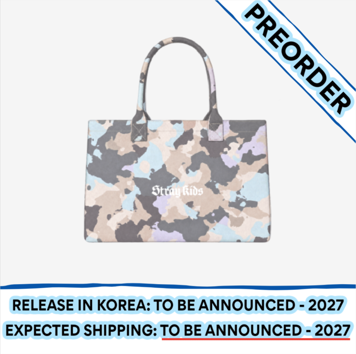 [PREORDER] [SHIPPING TBA 2027] Stray Kids - [ODD & FRESH POP-UP] OFFICIAL MD - TOTE BAG + POB