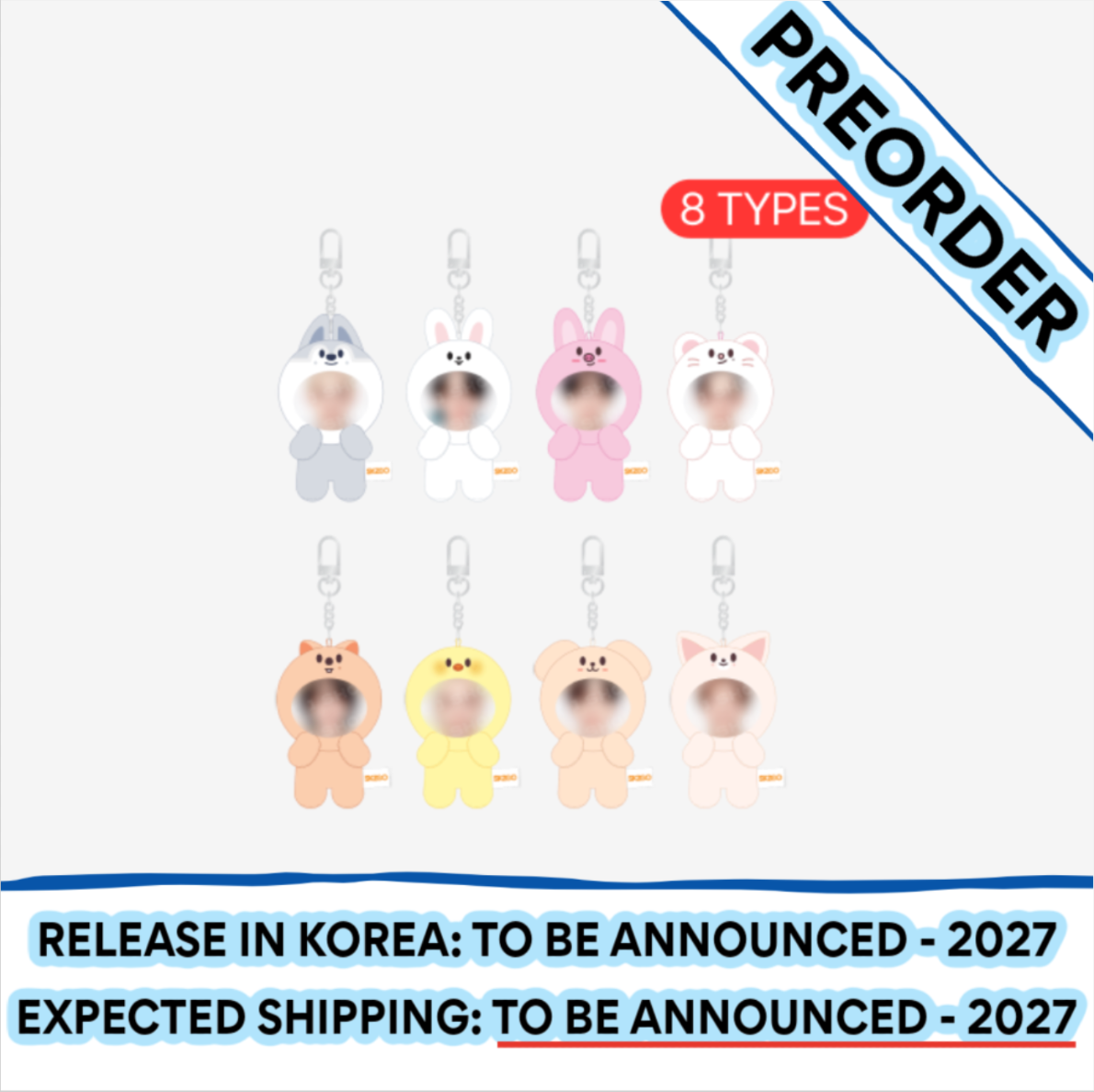 [PREORDER] [SHIPPING TBA 2027] Stray Kids - [ODD & FRESH POP-UP] OFFICIAL MD - SKZOO CAN BADGE HOLDER SET (Member Choice) + POB