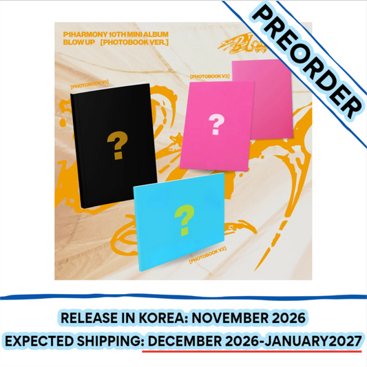 [PREORDER] [SHIPS IN DEC 2026-JAN 2027] P1HARMONY - BLOW UP 10TH MINI ALBUM PHOTOBOOK Ver. (RANDOM)