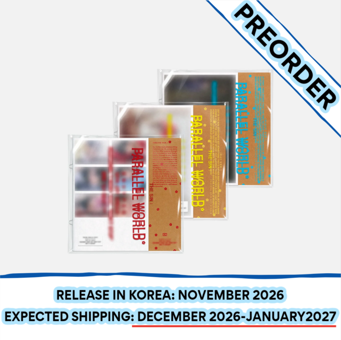 [PREORDER] [SHIPS IN DEC 2026-JAN 2027] ENHYPEN - THE SIN : PARALLEL WORLD SPIN OFF SINGLE ALBUM - STANDARD Ver. (RANDOM) (POB Chioce)