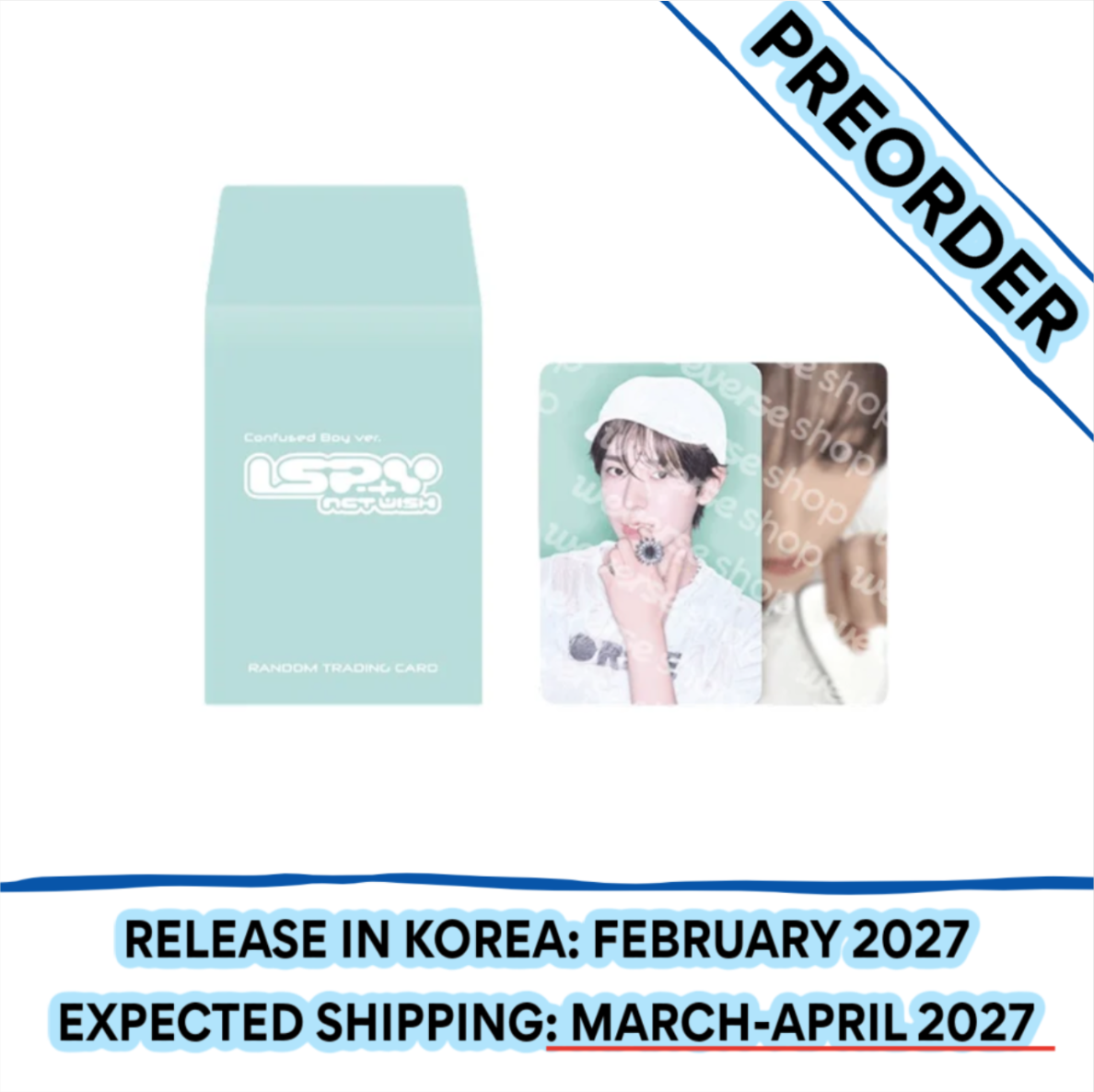 [PREORDER] [SHIPS IN MAR-APR 2027] NCT WISH - 'I SPY' POP UP OFFICIAL MD - RANDOM TRADING CARD (CONFUSED BOY Ver.)
