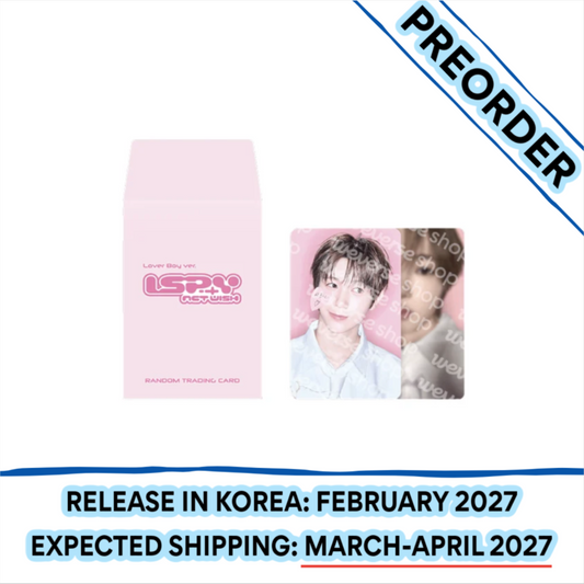 [PREORDER] [SHIPS IN MAR-APR 2027] NCT WISH - 'I SPY' POP UP OFFICIAL MD - RANDOM TRADING CARD (LOVER BOY Ver.)