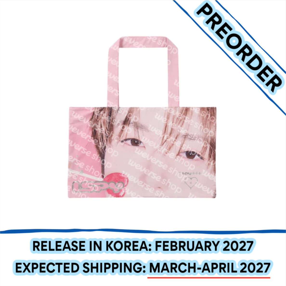 [PREORDER] [SHIPS IN MAR-APR 2027] NCT WISH - 'I SPY' POP UP OFFICIAL MD - LOVER BOY BAG (Member Choice)