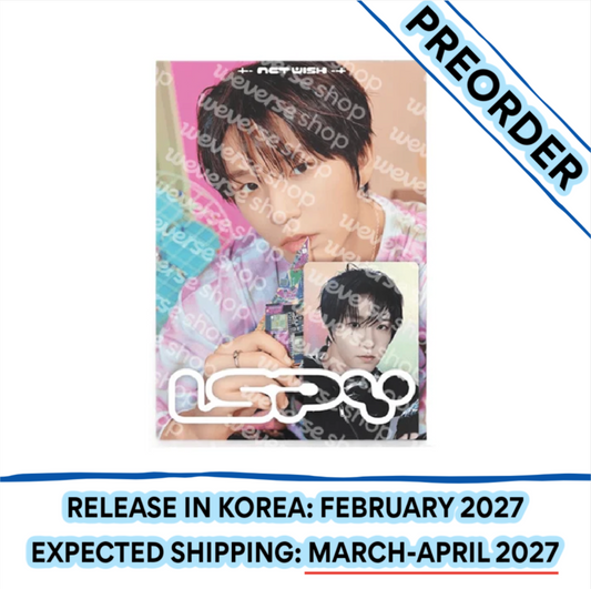 [PREORDER] [SHIPS IN MAR-APR 2027] NCT WISH - 'I SPY' POP UP OFFICIAL MD - POSTCARD + HOLOGRAM PHOTOCARD SET (Member Choice)
