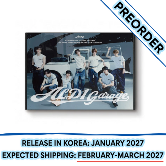 [PREORDER] [SHIPS IN FEB-MAR 2027] ALPHA DRIVE ONE - ALD1 GARAGE 2027 SEASON'S GREETINGS T-SHIRT Ver.