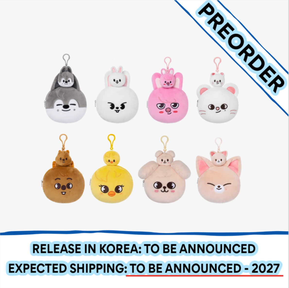 [PREORDER] [SHIPPING TBA 2027] Stray Kids - [SKZOO EVERYWHERE ALL AROUND THE WORLD] Global POP-UP STORE IN LATAM OFFICIAL MD - SKZOO REEL FACE SET (Member Choice) + POB