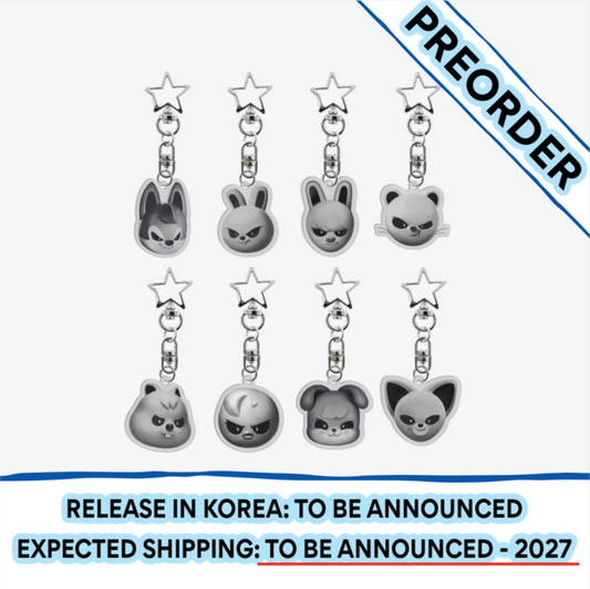 [PREORDER] [SHIPPING TBA 2027] Stray Kids - [SKZOO EVERYWHERE ALL AROUND THE WORLD] Global POP-UP STORE IN LATAM OFFICIAL MD - EVIL SKZOO ACRYLIC KEYRING (Member Choice) + POB