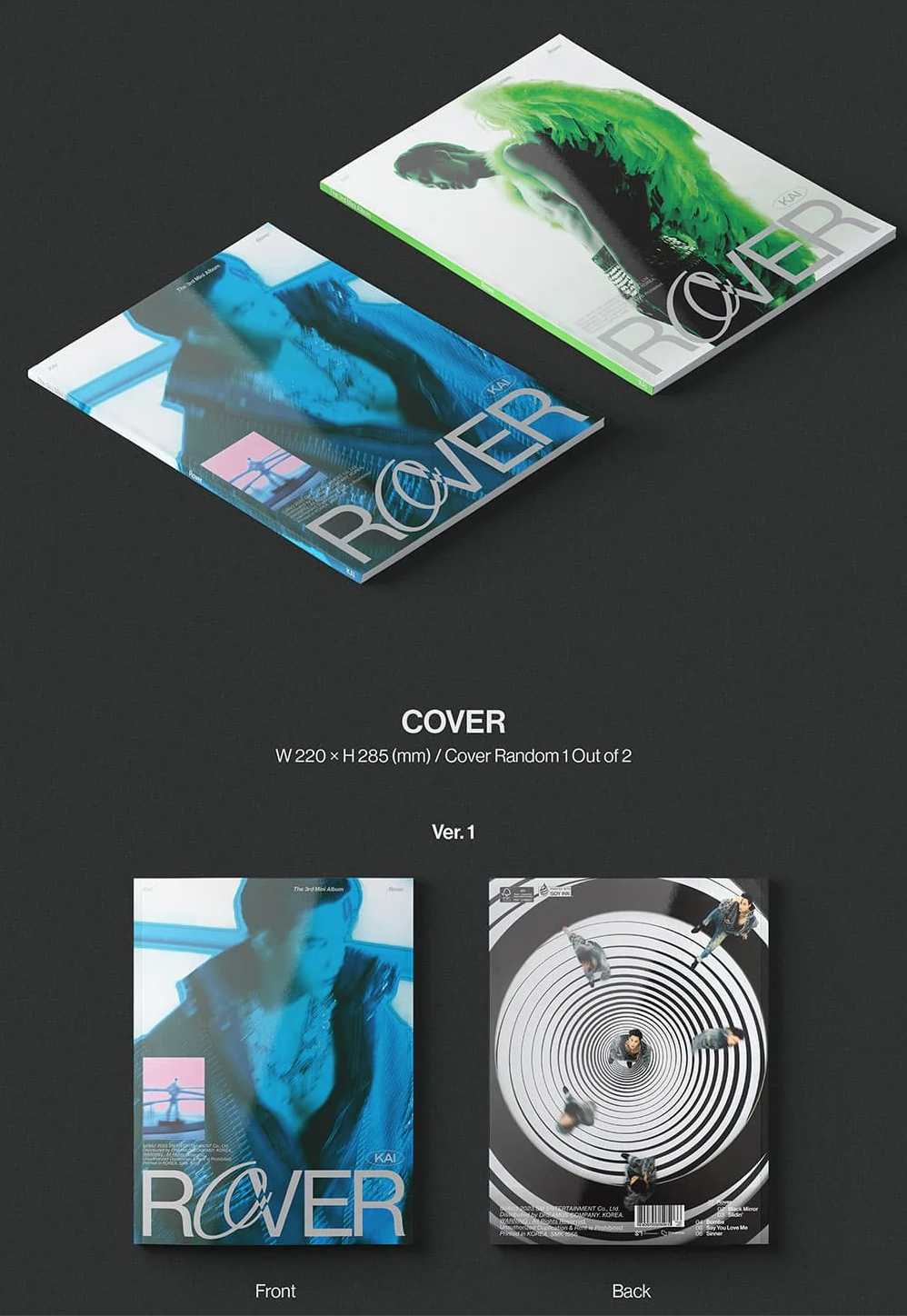 KAI -THE 3RD MINI ALBUM [ROVER] PHOTOBOOK Ver.