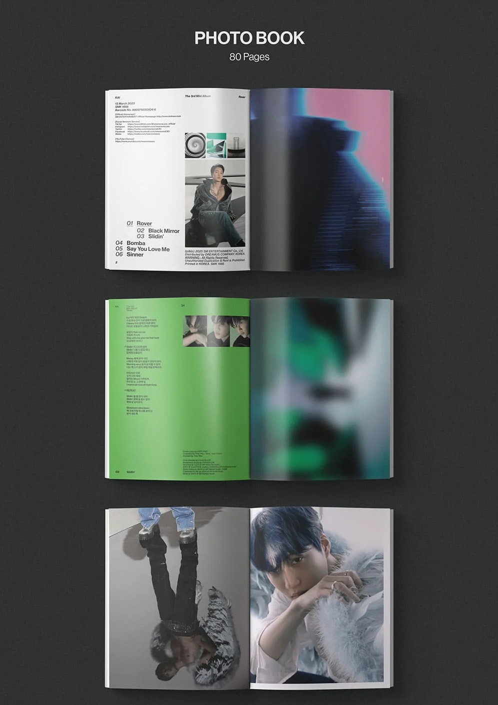 KAI -THE 3RD MINI ALBUM [ROVER] PHOTOBOOK Ver.