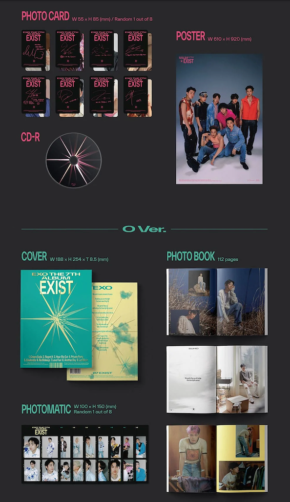 EXO - 7TH ALBUM [EXIST] PHOTOBOOK Ver.