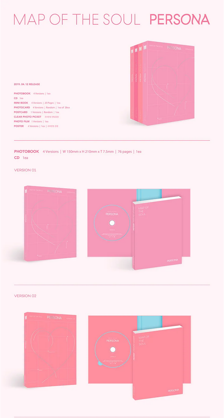 BTS - MAP OF THE SOUL : PERSONA [6TH MINI ALBUM]