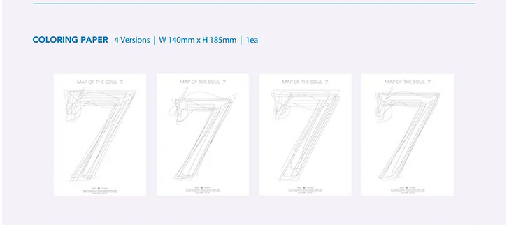 BTS - MAP OF THE SOUL : 7 [4TH ALBUM]