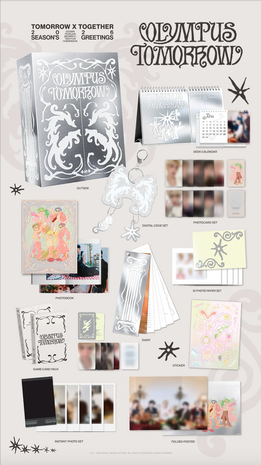 [PREORDER] TXT 2026 Season's Greetings Olympus Tomorrow (Weverse POB)