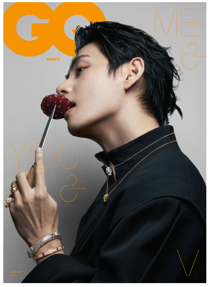 [PREORDER] BTS V - GQ MAGAZINE FEBRUARY 2026 ISSUE (Cover Choice)