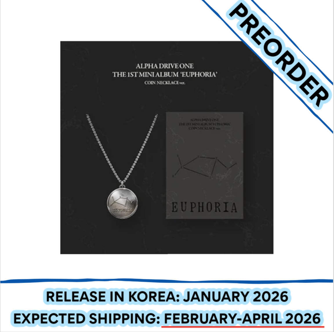 [PREORDER] ALPHA DRIVE ONE - EUPHORIA 1ST MINI ALBUM (Version Choice)