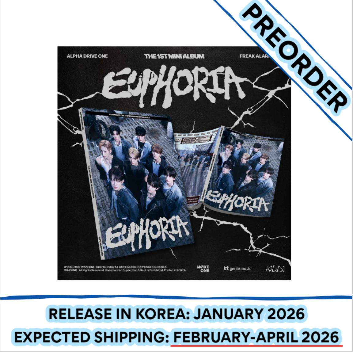 [PREORDER] ALPHA DRIVE ONE - EUPHORIA 1ST MINI ALBUM (Version Choice)