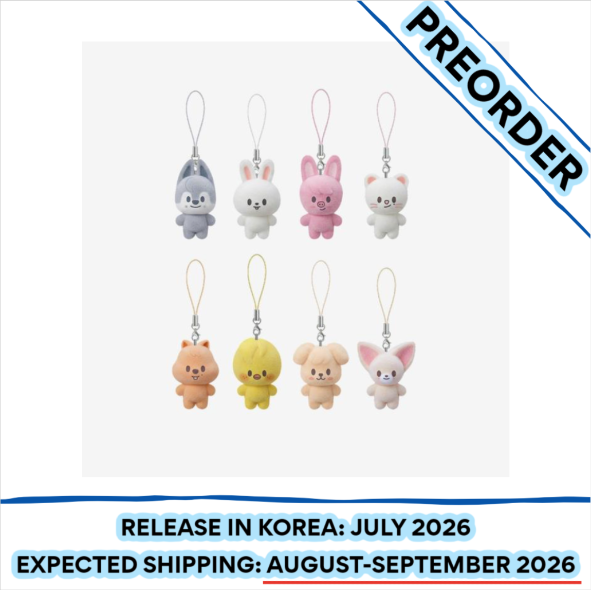 [PREORDER] Stray Kids 6TH FANMEETING OFFICIAL MD [STAY in Our Little House] - SKZOO SECRET MINI CHARM (Random)