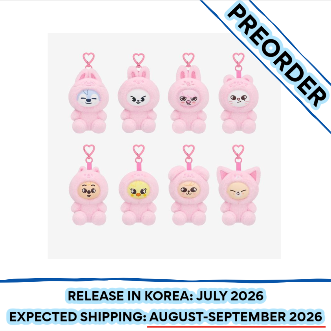 [PREORDER] Stray Kids 6TH FANMEETING OFFICIAL MD [STAY in Our Little House] - SKZOO PLUSH TOY Ver. (Member Choice)