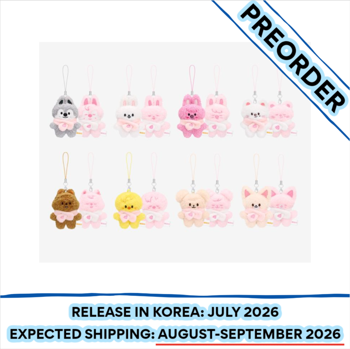 [PREORDER] Stray Kids 6TH FANMEETING OFFICIAL MD [STAY in Our Little House] - SKZOO SECRET PLUSH MICRO Ver. (Member Choice)