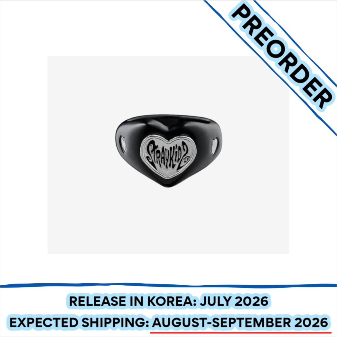 [PREORDER] Stray Kids 6TH FANMEETING OFFICIAL MD [STAY in Our Little House] - RING (Size 12)