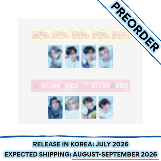 [PREORDER] Stray Kids 6TH FANMEETING OFFICIAL MD [STAY in Our Little House] - BOX TAPE SET (Ver. Choice)