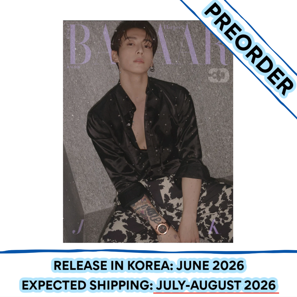 [PREORDER] BTS JUNG KOOK - BAZAAR MAGAZINE 2026 JUNE ISSUE (Version Choice)