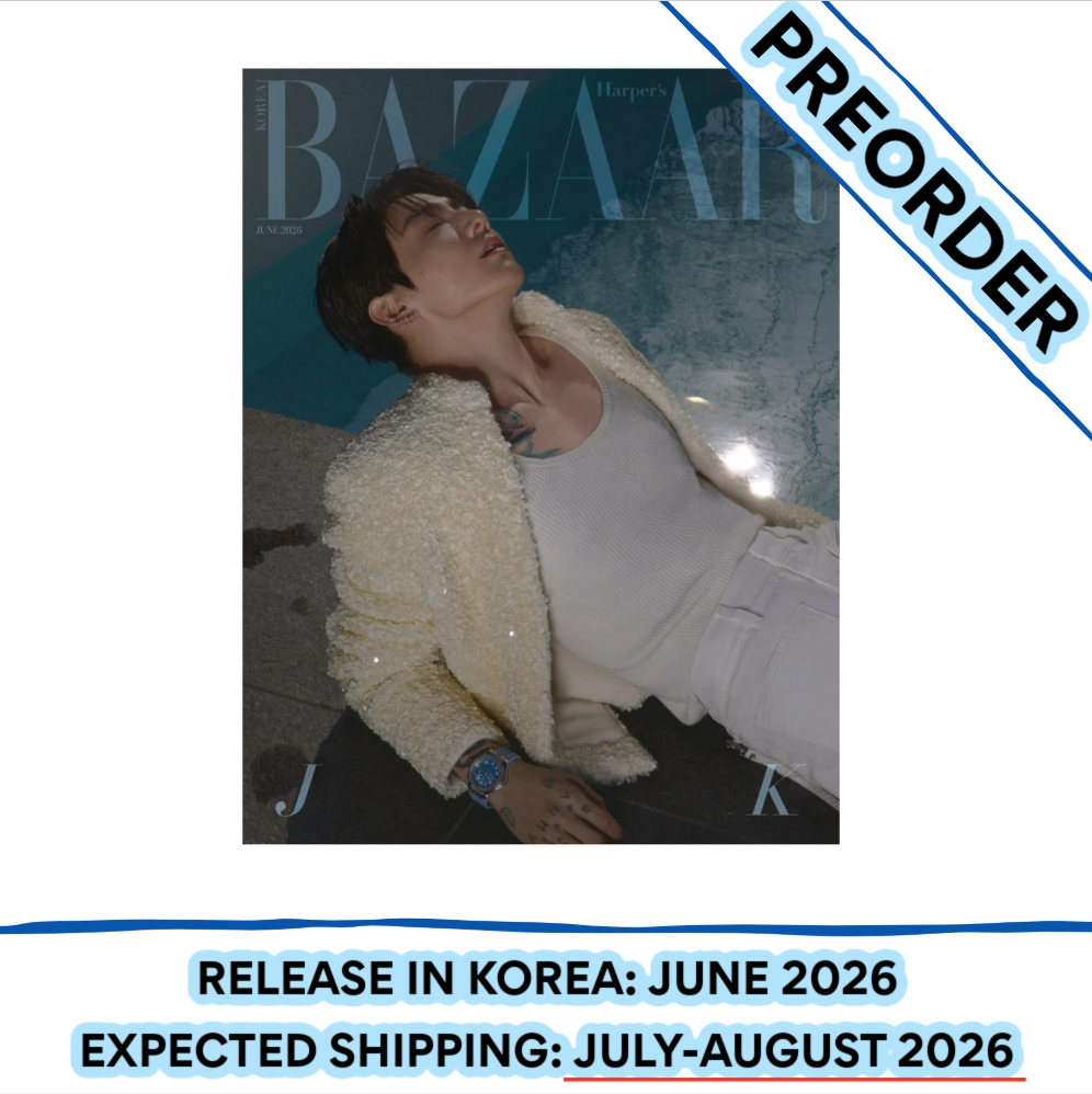 [PREORDER] BTS JUNG KOOK - BAZAAR MAGAZINE 2026 JUNE ISSUE (Version Choice)