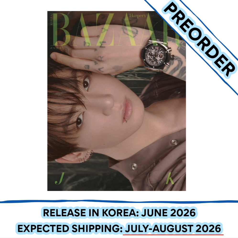 [PREORDER] BTS JUNG KOOK - BAZAAR MAGAZINE 2026 JUNE ISSUE (Version Choice)