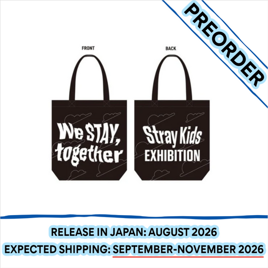 [PREORDER] STRAY KIDS - WE STAY, TOGETHER EXHIBITION OFFICIAL MD TOTE BAG