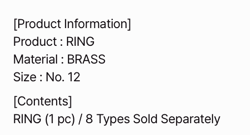 [PREORDER] [SHIPS IN NOV-DEC] Stray Kids - [2026 SKZOO X SANRIO CHARACTERS OFFICIAL MD] RING (SIZE 12)